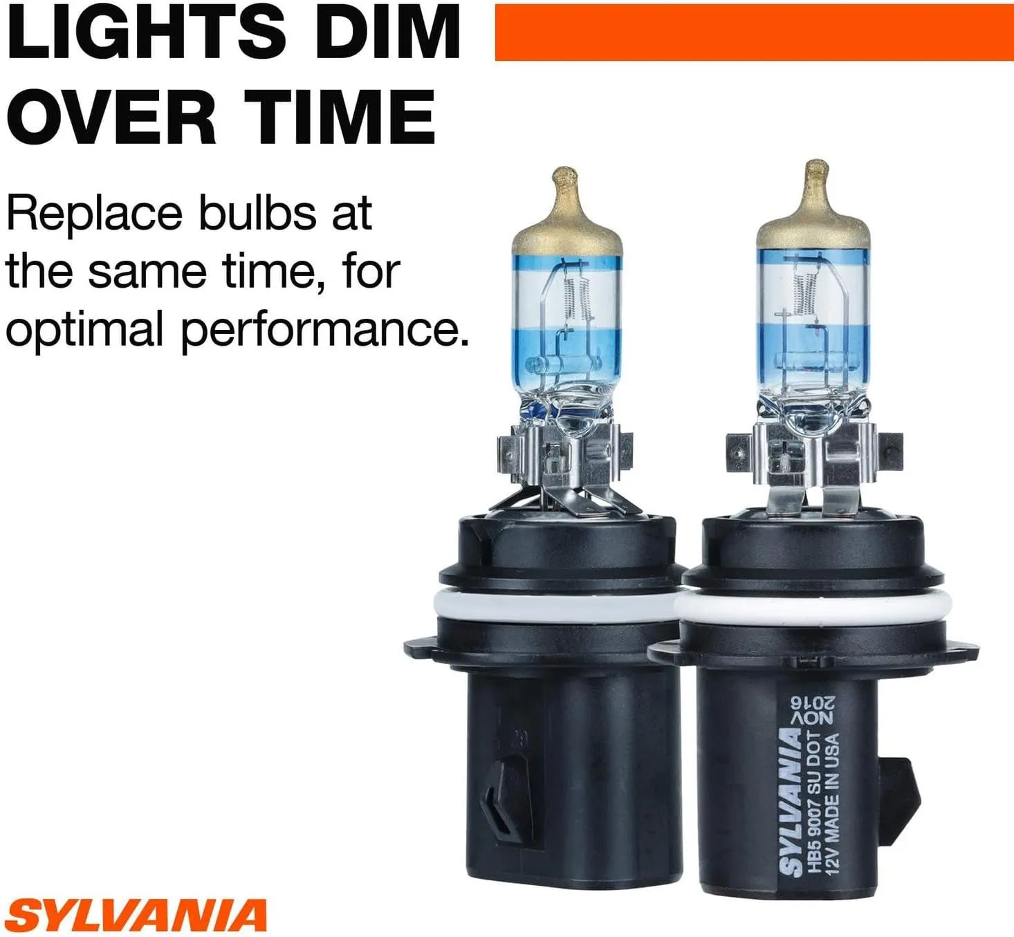 SYLVANIA - 9007 SilverStar Ultra - High Performance Halogen Headlight Bulb, High Beam, Low Beam and Fog Replacement Bulb, Brightest Downroad with Whiter Light, Tri-Band Technology (Contains 1 Bulb)