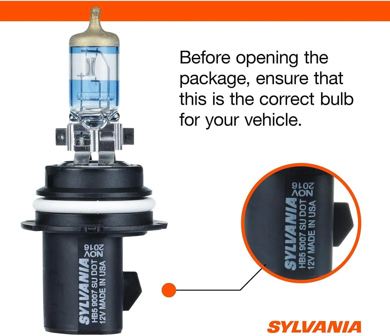 SYLVANIA - 9007 SilverStar Ultra - High Performance Halogen Headlight Bulb, High Beam, Low Beam and Fog Replacement Bulb, Brightest Downroad with Whiter Light, Tri-Band Technology (Contains 1 Bulb)