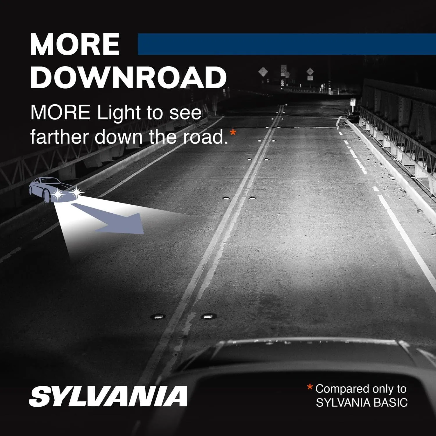 SYLVANIA H11 SilverStar High Performance Halogen Headlight Bulb (2 Pack)