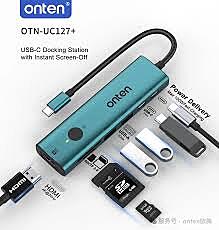 Hub USB Type C Vers HDMI 7 En 1 Onten OTN-UC127+