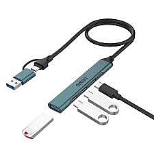 Hub 5-en-2 Avec Lecteur de Cartes Onten UCA9705