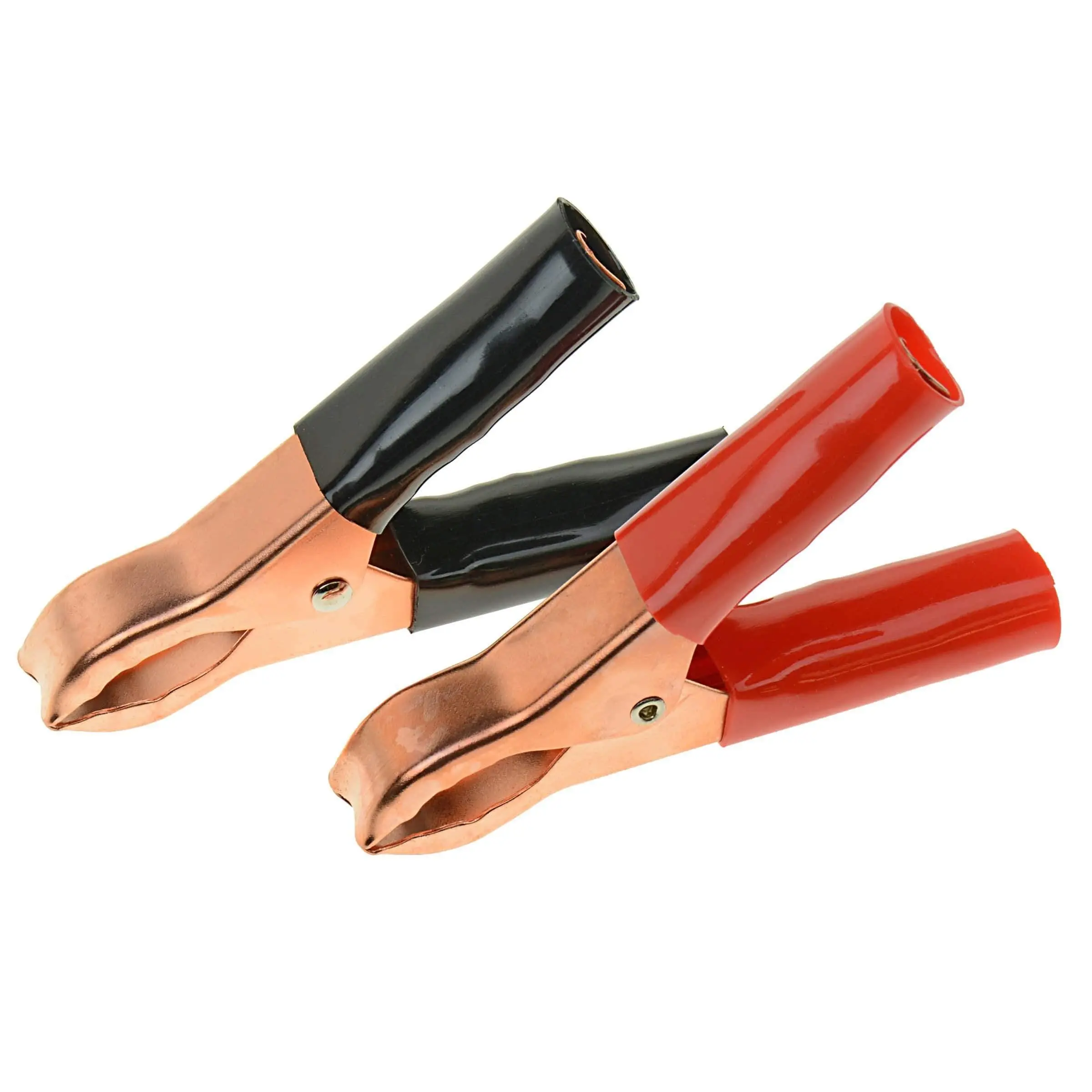 T-H Marine Positive & Negative Battery Clips | Color Coded Insulated 3" Corrosion Resistant Plated Clips - 15 Amp
