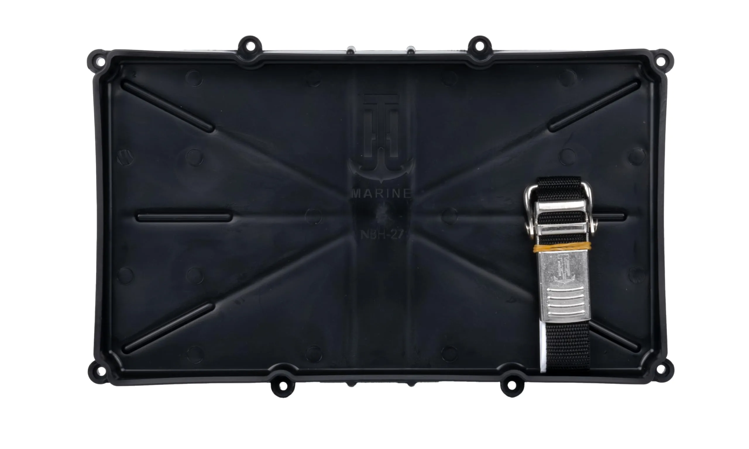 T-H Marine 27 Series Battery Tray with 316 Stainless Steel Buckle, 12.5 x 7 in