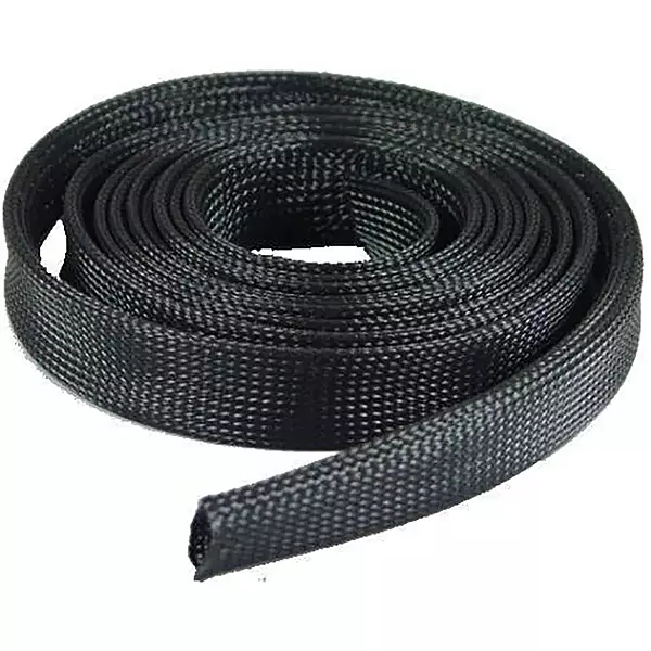 T-H Marine FLX75DP 3/4" Black T-H FLEX Expandable Braided Sleeving - 100' Roll