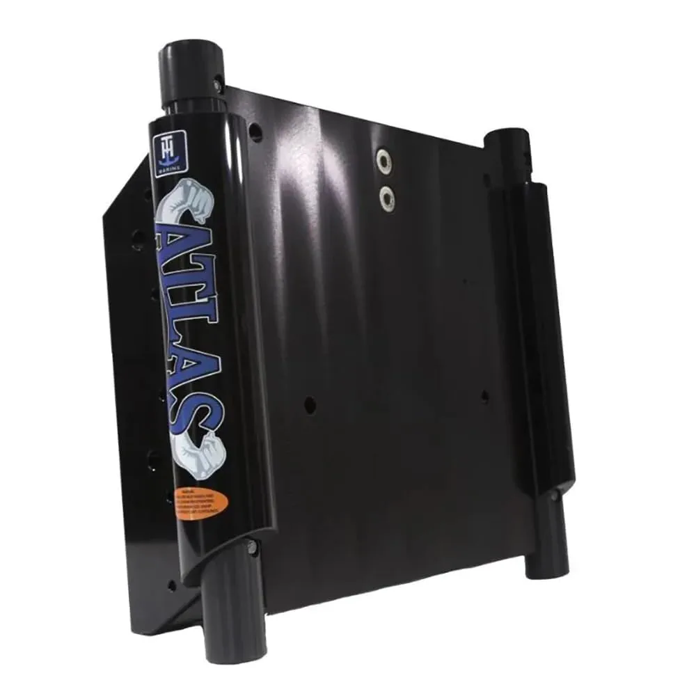 T-H Marine Atlas™ 12" Set Back Hydraulic Jack Plate - Gloss Black Anodized