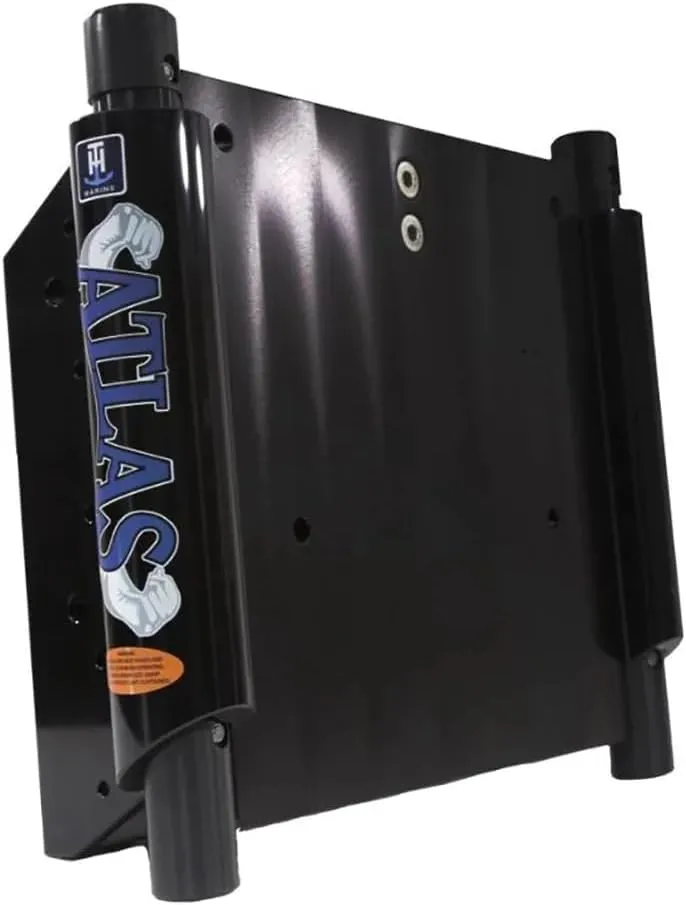 T-H Marine Atlas™ 12" Set Back Hydraulic Jack Plate - Gloss Black Anodized