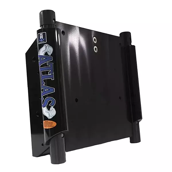 T-H Marine ATLAS  4" Set Back Hydraulic Jack Plate - Gloss Black Anodized