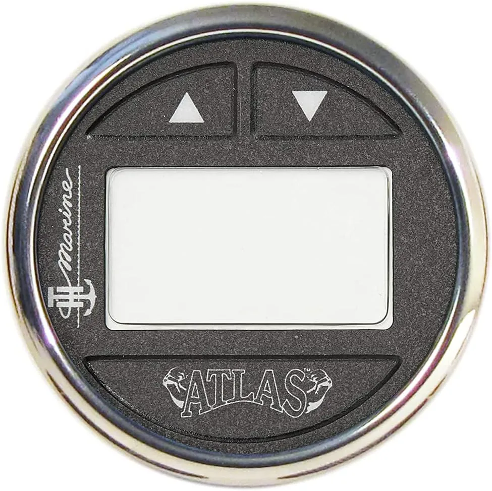 T-H Marine ATLAS  Hydraulic Gauge Kit f/6", 10", 12" & 14" ATLAS  Jack Plates - Stainless Steel Bezel