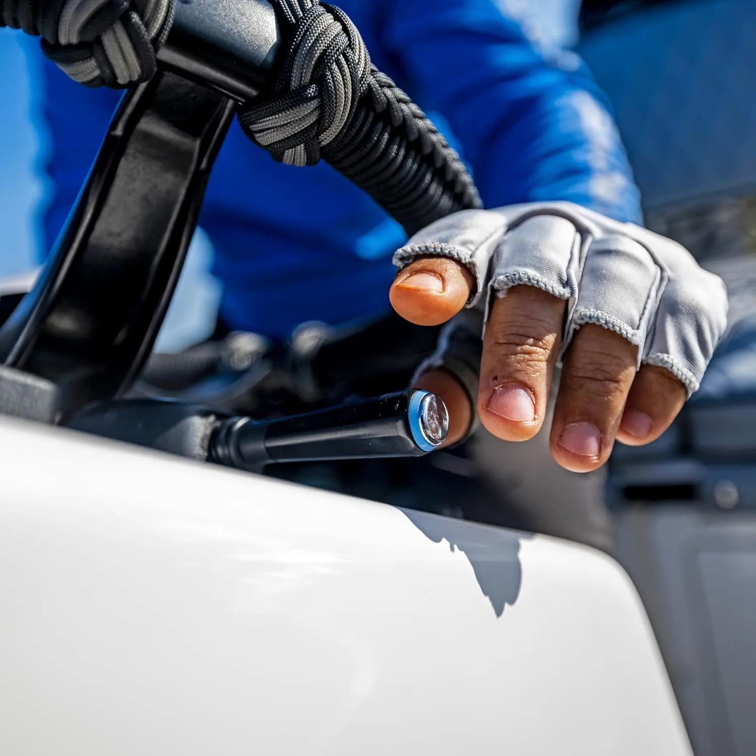 T-H Marine Atlas FingerFlex Blinker Trim Switch — Dual Steering-Wheel Controls for Hydraulic Helms