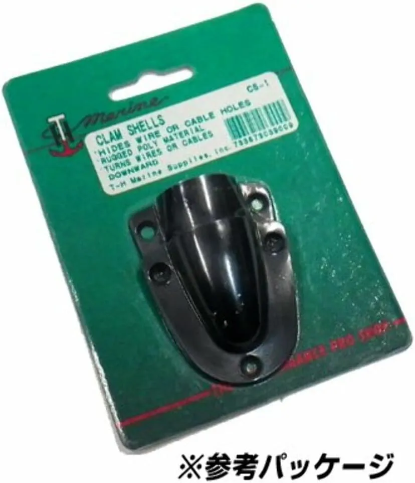 Boating Accessories T H Marine CS1DP Clam Shell 9/16 X 1-7/8 in. BL Clam Shell Vent