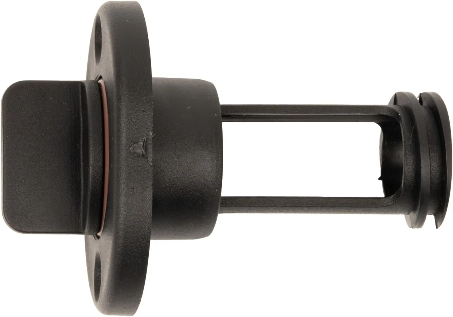 T-H Marine DP-1-DP Self-Retaining Screw-Type Boat Drain Plug, Polypropylene, Fits 1" Hole, Black