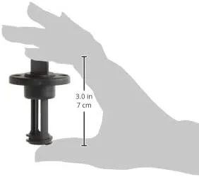 T-H Marine DP-1-DP Self-Retaining Screw-Type Boat Drain Plug, Polypropylene, Fits 1" Hole, Black