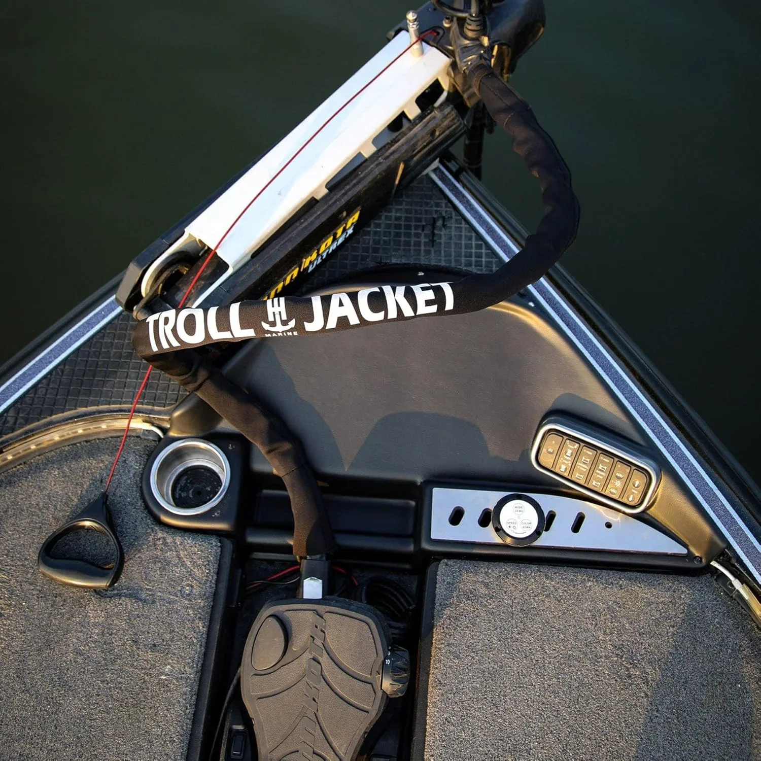 T-H Marine G-Force Troll Jacket Cable Sleeve - 60" Neoprene Trolling Motor Wire Organizer