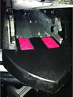 TH Marine G-Force Silencer Trolling Motor Vibration Pad, red, one size