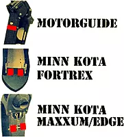 TH Marine G-Force Silencer Trolling Motor Vibration Pad, red, one size