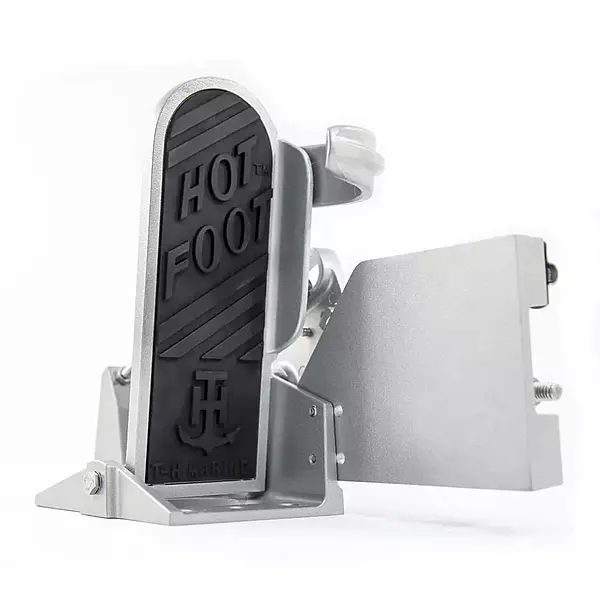 T-H Marine HF-1-DP Hot Foot Original Foot Throttle - Universal, Silver