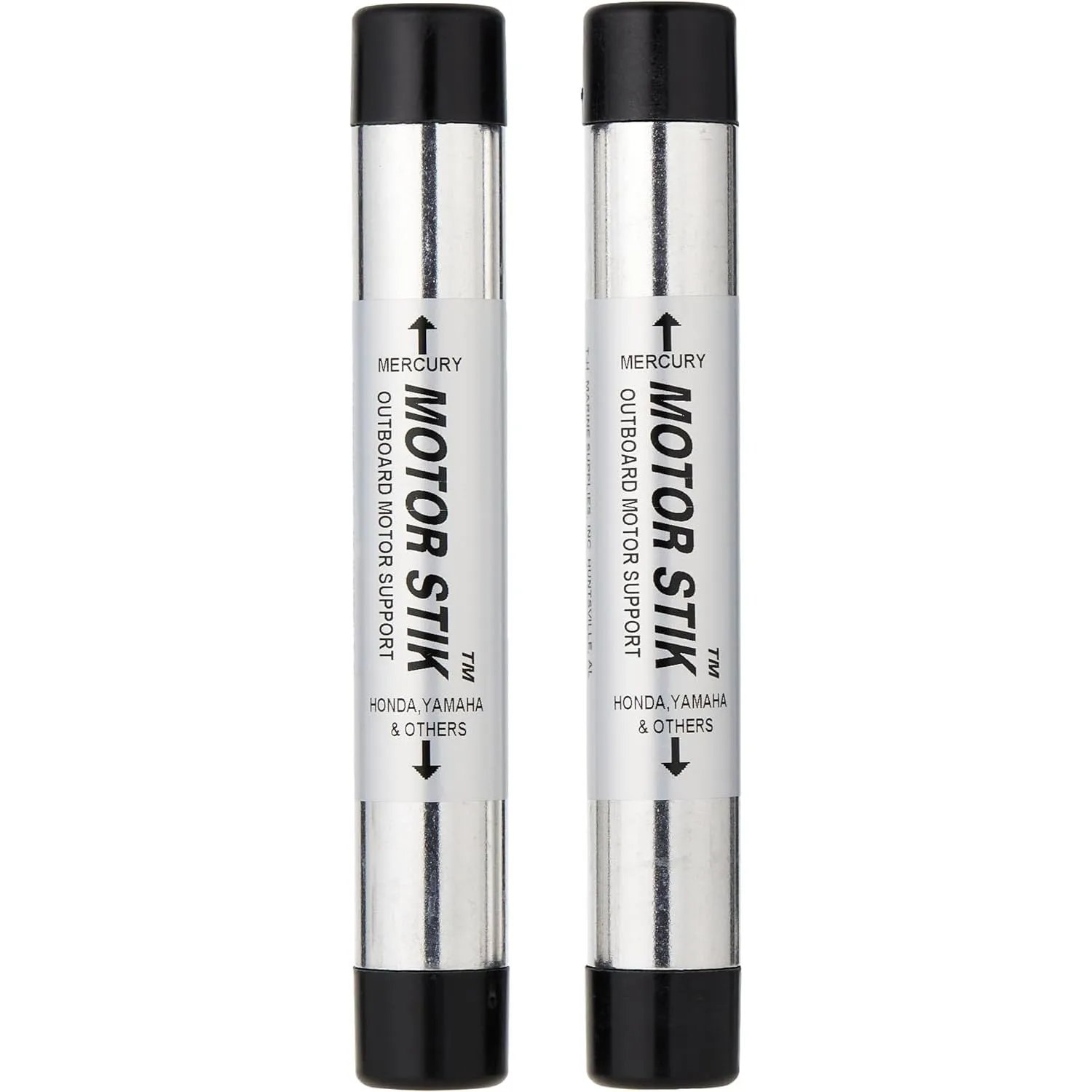 T-H Marine Motor Stik OutBoard Motor Support Stick Pair - 8.5" Long Aluminum Transom Saver for 150hp & Up Outboards