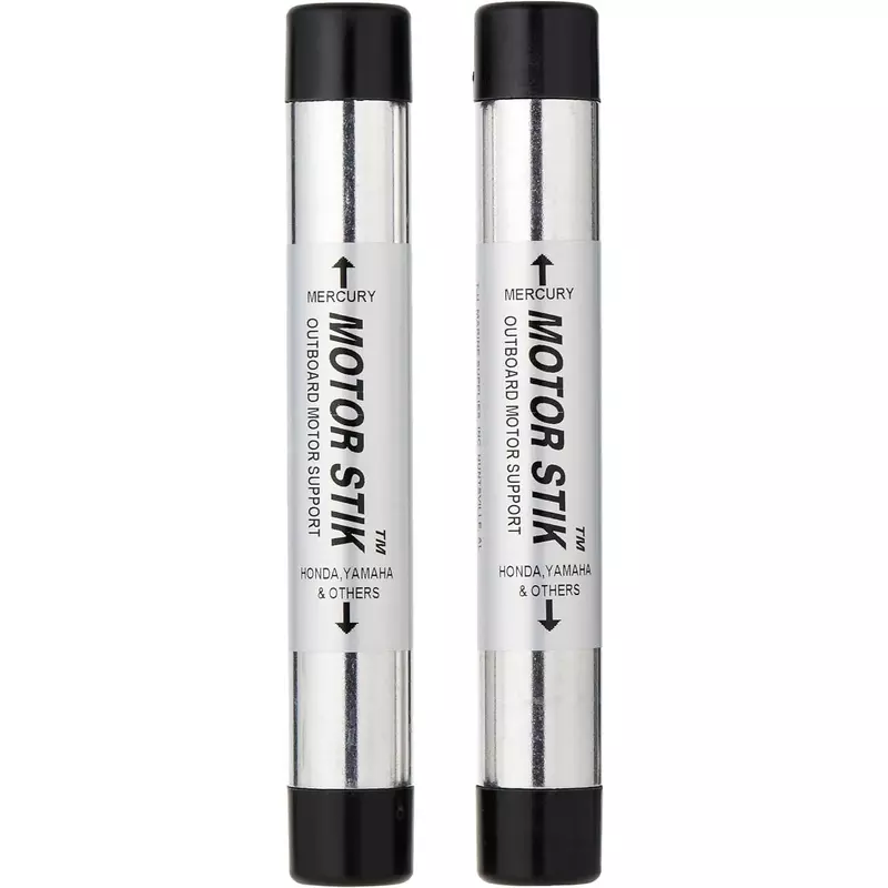 T-H Marine Motor Stik OutBoard Motor Support Stick Pair - 8.5" Long Aluminum Transom Saver for 150hp & Up Outboards