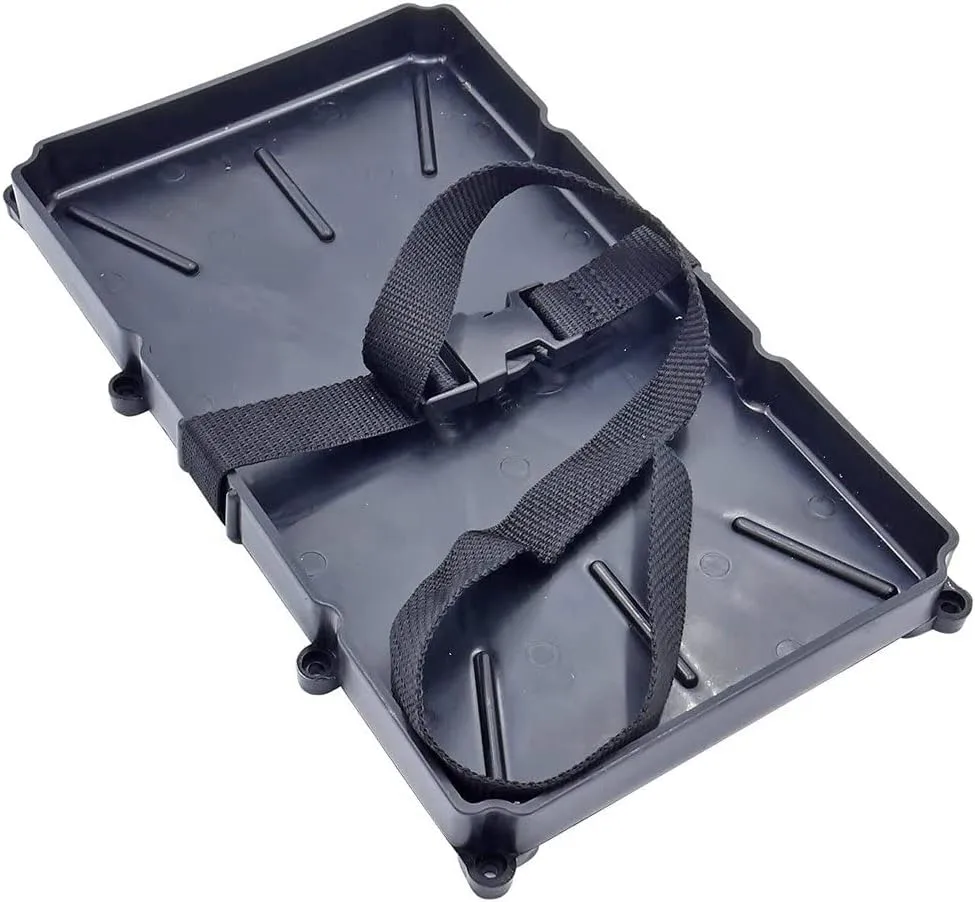 T-H Marine Narrow Battery Tray Holder with Poly Strap – Group 27, 12.5" x 7"