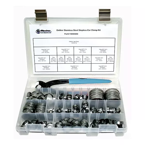 T-H Marine 18500000 Oetiker Stepless Clamp Kit with Pliers