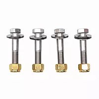T-H Marine Jack Plate Bolt Kit – ½-20 x 2-3/4” Fine Thread Bolts with Shoulder – Stainless Steel