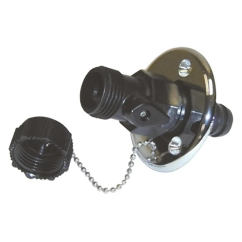 T-H Marine Washdown Valve w/Chrome Base