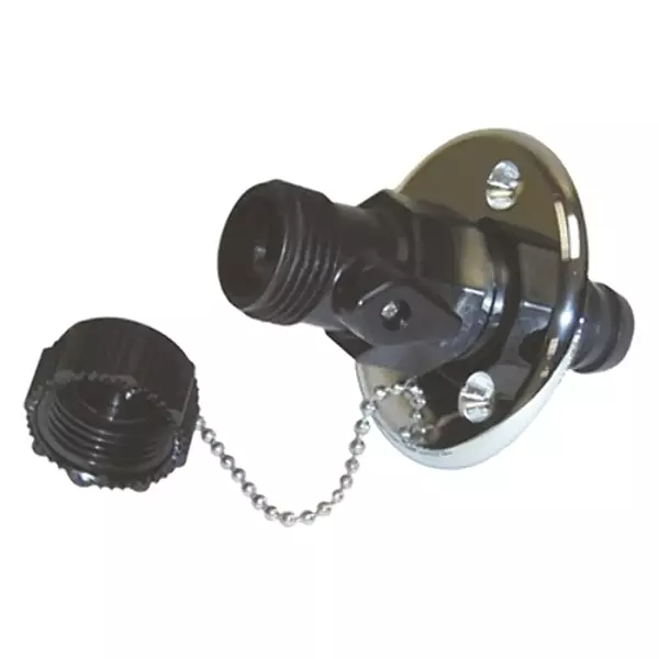 T-H Marine Washdown Valve w/Chrome Base