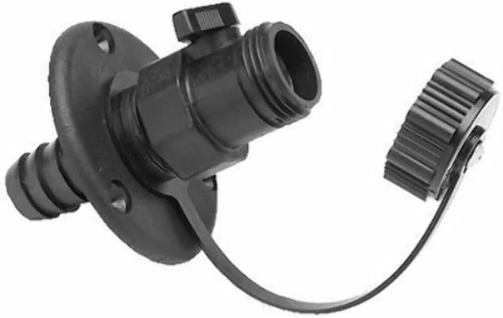 T-H Marine Washdown Valve w/Chrome Base