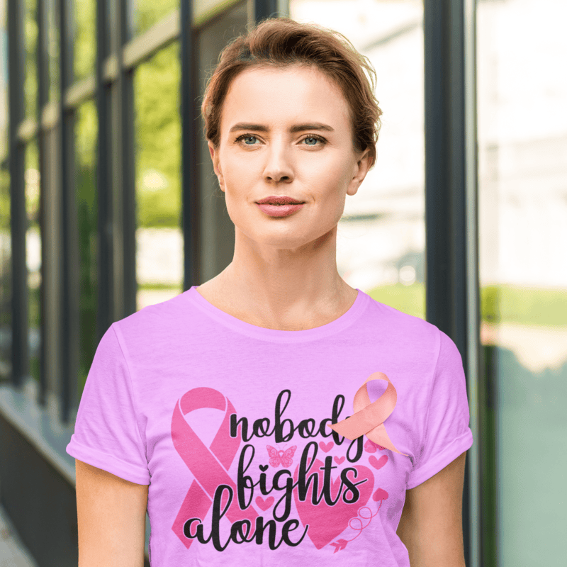Nobody Fights Alone Butterfly Heart SoftStyle T-Shirt