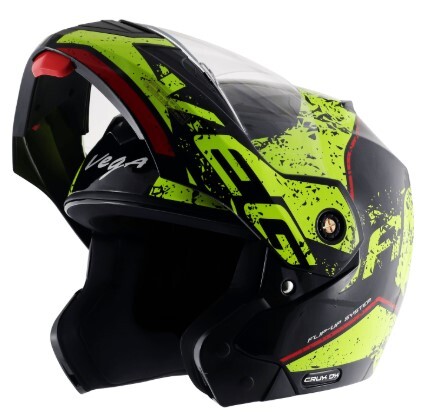 VEGA CRUX DX VICTOR DULL BLACK NEON YELLOW C/V (M)