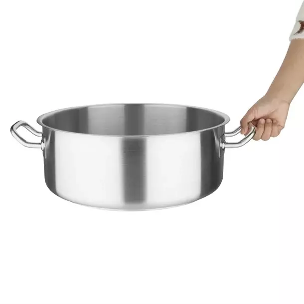 Vogue Stainless Steel Casserole, Stew and Saut Pan Set (Pack of 5)