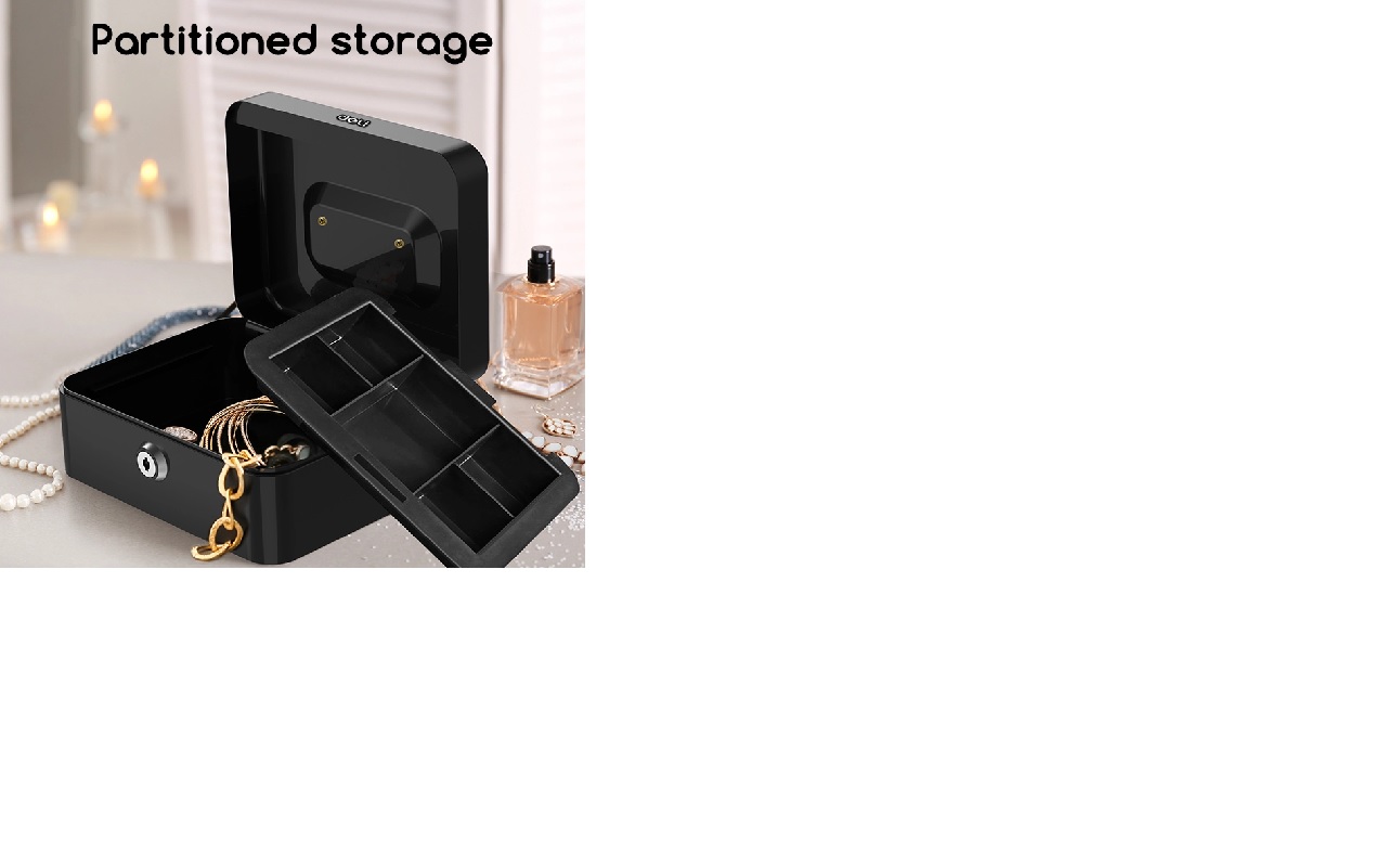 DELI T500 CASH BOX 8" (W200xD160xH90)mm