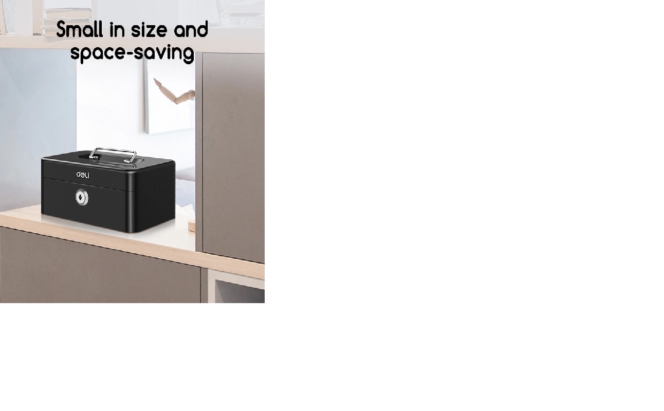 DELI T500 CASH BOX 8" (W200xD160xH90)mm