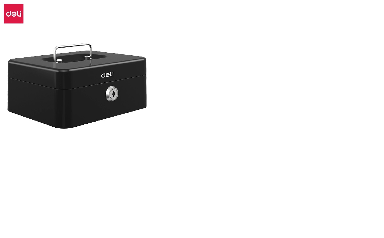 DELI T500 CASH BOX 8" (W200xD160xH90)mm