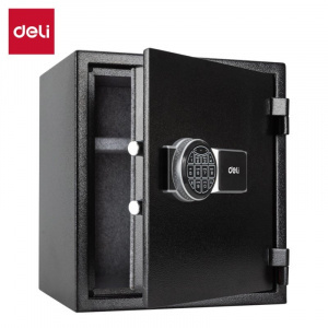 DELI ET587 FIREPROOF DIGITAL WITH KEY SAFE - H42xW38xD30cm
