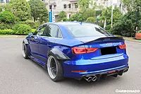 2013–2020 Audi S3 / A3 / RS3 Sedan RT Style Carbon Fiber Trunk Spoiler | CFRP Aerodynamic Accent