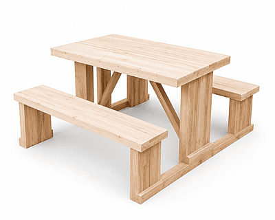 Picnic Table Set – 1.5m x 1.2m