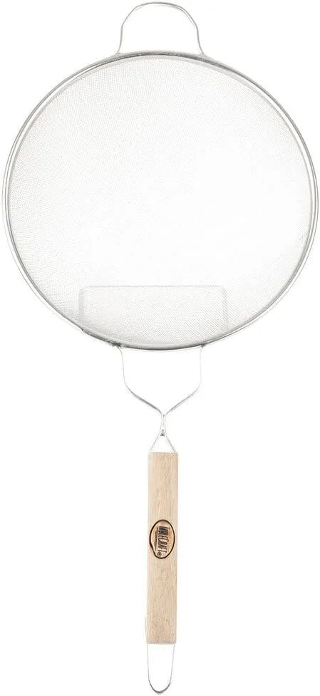 Tablecraft 10-1/4" Tinned Medium Mesh Strainer