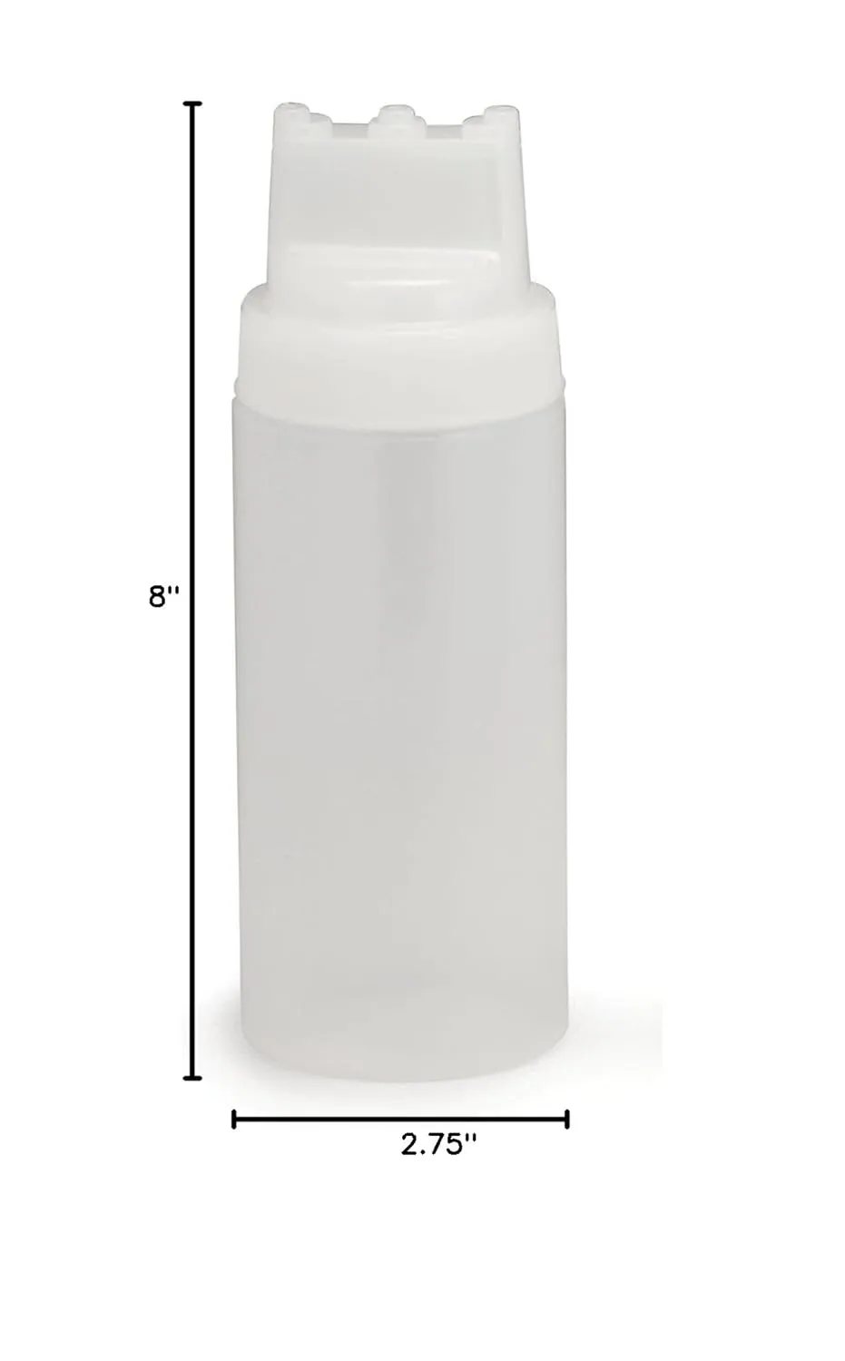 Tablecraft SelecTop Three TipTop 16 Oz Squeeze Bottle