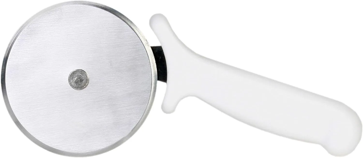 Tablecraft Stainless-Steel Pizza Cutter, 4in, Silver