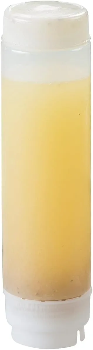 Tablecraft 24SV Invertatop 24 Oz. Squeeze Dispenser - Dozen