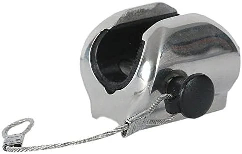 TACO Concave Deck Hinge w/Pin & Lanyard - Fits 7/8" Tube