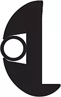 TACO Flex Vinyl Rub Rail Kit - Black w/Black Insert - 70' - 1-7/8" x 1-1/16"