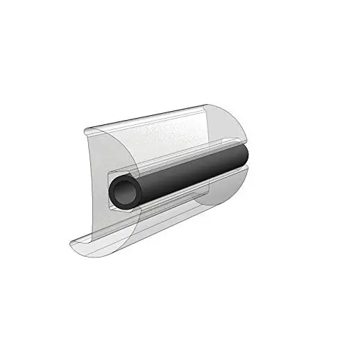TACO 1/2" Tube Style Flexible Vinyl Insert - 50' - Black