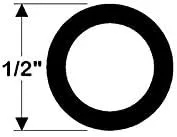 TACO 1/2" Tube Style Flexible Vinyl Insert - 50' - Black