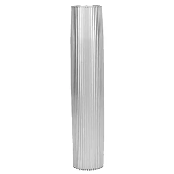 TACO Aluminum Ribbed Table Pedestal - 2-3/8" O.D. - 26" Length