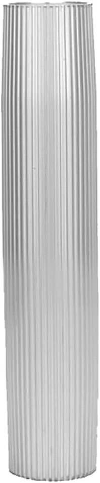 TACO Aluminum Ribbed Table Pedestal - 2-3/8" O.D. - 26" Length