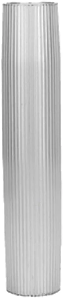 TACO Aluminum Ribbed Table Pedestal - 2-3/8" O.D. - 26" Length