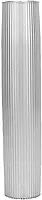 Taco Aluminum Ribbed Table Pedestal - 2-3/8" O.D. - 30-3/4" Length