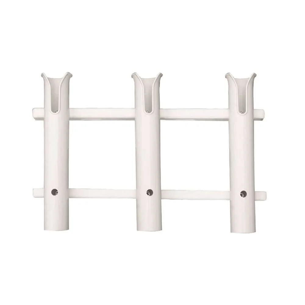 TACO Metals 3-Rod Deluxe Rod Rack,White